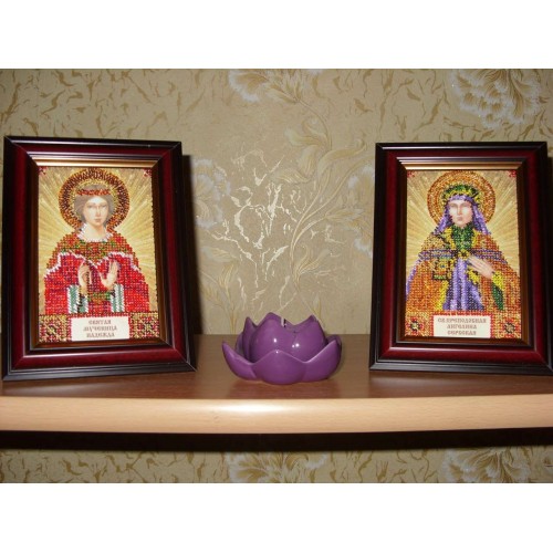 Набір для вишивання бісером на натуральному художньому холсті Свята Надія, AAM-009 від Абрис Арт - купити з доставкою ✿ Найкраща ціна від виробника ✿ Оптом та в роздріб ✿ Придбати Набори для вишивки бісером іменних міні-ікон