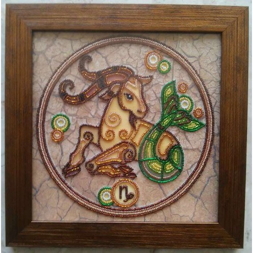 Main Bead Embroidery Kit Capricorn (Zodiac signs), AB-332-10 by Abris Art - buy online! ✿ Fast delivery ✿ Factory price ✿ Wholesale and retail ✿ Purchase Great kits for embroidery with beads Main Bead Embroidery Kit Capricorn (Zodiac signs), AB-332-10 by Abris Art - buy online! ✿ Fast delivery ✿ Factory price ✿ Wholesale and retail ✿ Purchase Great kits for embroidery with beads