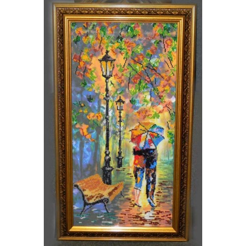 Main Bead Embroidery Kit Colour mood (Landscapes), AB-192 by Abris Art - buy online! ✿ Fast delivery ✿ Factory price ✿ Wholesale and retail ✿ Purchase Great kits for embroidery with beads