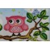 Bag Bead embroidery kit Owls couple (Animals), ACA-002 by Abris Art - buy online! ✿ Fast delivery ✿ Factory price ✿ Wholesale and retail ✿ Purchase Bags for embroidery with beads on canvas