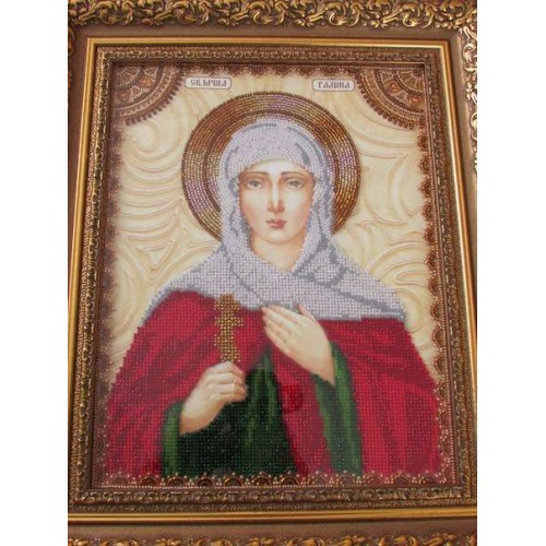 Набір для вишивання бісером на натуральному художньому холсті Свята Галина, AA-052 від Абрис Арт - купити з доставкою ✿ Найкраща ціна від виробника ✿ Оптом та в роздріб ✿ Придбати Набори для вишивки бісером великих іменних ікон