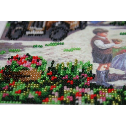 Main Bead Embroidery Kit Weekend (Landscapes), AB-246 by Abris Art - buy online! ✿ Fast delivery ✿ Factory price ✿ Wholesale and retail ✿ Purchase Great kits for embroidery with beads