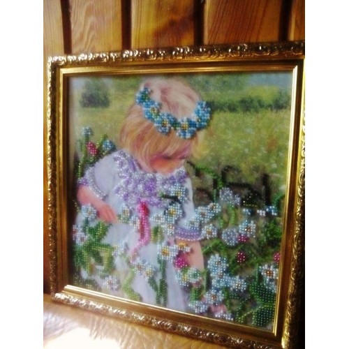 Charts on artistic canvas Chamomile Mood, AC-416 by Abris Art - buy online! ✿ Fast delivery ✿ Factory price ✿ Wholesale and retail ✿ Purchase Scheme for embroidery with beads on canvas (200x200 mm)