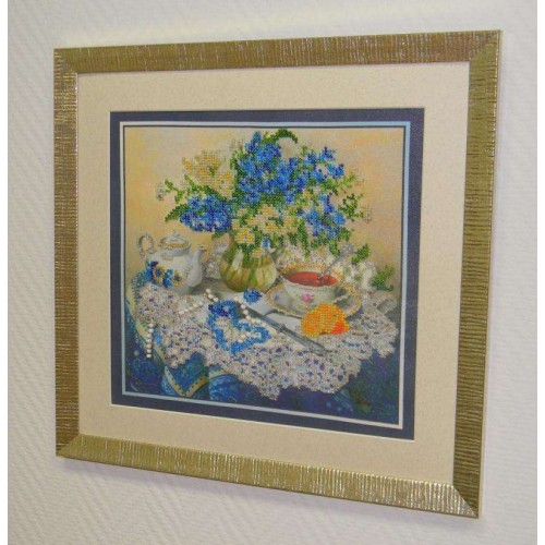 Main Bead Embroidery Kit Forget-me-nots (Still life), AB-040 by Abris Art - buy online! ✿ Fast delivery ✿ Factory price ✿ Wholesale and retail ✿ Purchase Great kits for embroidery with beads Main Bead Embroidery Kit Forget-me-nots (Still life), AB-040 by Abris Art - buy online! ✿ Fast delivery ✿ Factory price ✿ Wholesale and retail ✿ Purchase Great kits for embroidery with beads