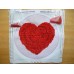 Mini Bead embroidery kit Heart, AM-009 by Abris Art - buy online! ✿ Fast delivery ✿ Factory price ✿ Wholesale and retail ✿ Purchase Sets-mini-for embroidery with beads on canvas