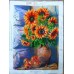 Main Bead Embroidery Kit Summer bouquet (Still life), AB-228 by Abris Art - buy online! ✿ Fast delivery ✿ Factory price ✿ Wholesale and retail ✿ Purchase Great kits for embroidery with beads