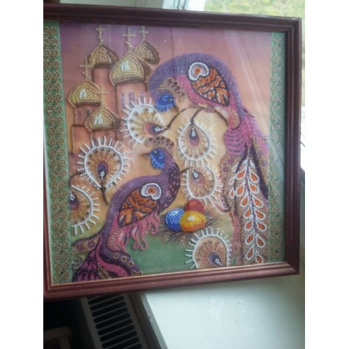 Charts on artistic canvas Easter story-3, AC-189 by Abris Art - buy online! ✿ Fast delivery ✿ Factory price ✿ Wholesale and retail ✿ Purchase Large schemes for embroidery with beads on canvas (300x300 mm)