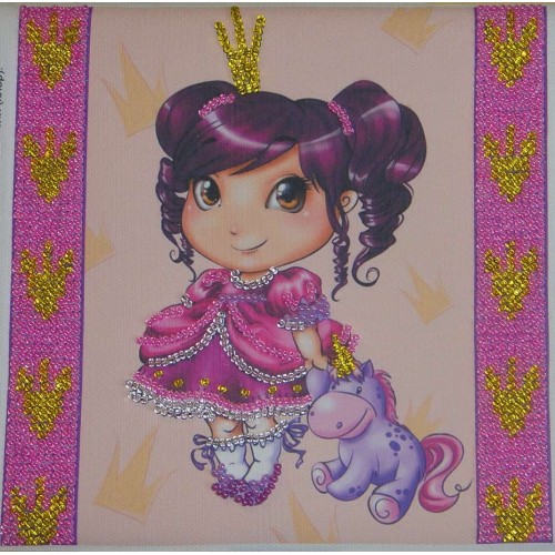 Mini Bead embroidery kit Adele, AM-012 by Abris Art - buy online! ✿ Fast delivery ✿ Factory price ✿ Wholesale and retail ✿ Purchase Sets-mini-for embroidery with beads on canvas