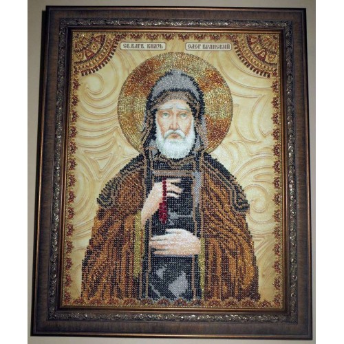 Набір для вишивання бісером на натуральному художньому холсті Святий Олег, AA-018 від Абрис Арт - купити з доставкою ✿ Найкраща ціна від виробника ✿ Оптом та в роздріб ✿ Придбати Набори для вишивки бісером великих іменних ікон