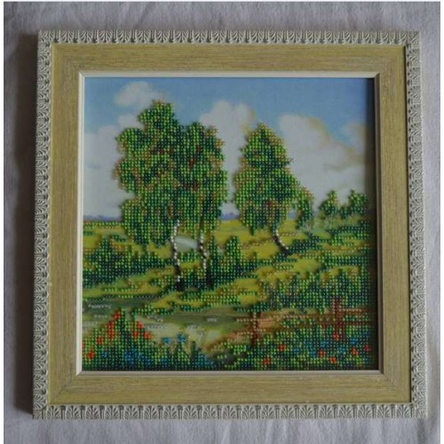 Charts on artistic canvas At the Edge, AC-069 by Abris Art - buy online! ✿ Fast delivery ✿ Factory price ✿ Wholesale and retail ✿ Purchase Scheme for embroidery with beads on canvas (200x200 mm)