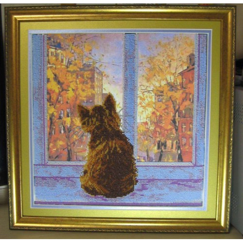Charts on artistic canvas The Bright Sadness, AC-131 by Abris Art - buy online! ✿ Fast delivery ✿ Factory price ✿ Wholesale and retail ✿ Purchase Large schemes for embroidery with beads on canvas (300x300 mm)