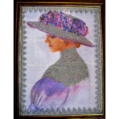 Main Bead Embroidery kit Violet (Modern), AB-002 by Abris Art - buy online! ✿ Fast delivery ✿ Factory price ✿ Wholesale and retail ✿ Purchase Great kits for embroidery with beads