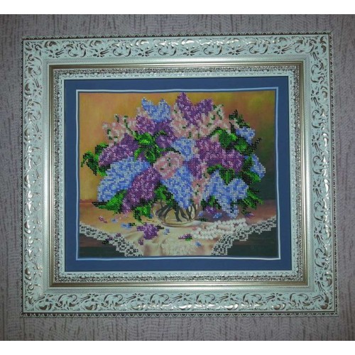 Набір для вишивання бісером на натуральному художньому холсті Бузок, AB-042 від Абрис Арт - купити з доставкою ✿ Найкраща ціна від виробника ✿ Оптом та в роздріб ✿ Придбати Великі набори для вишивки бісером