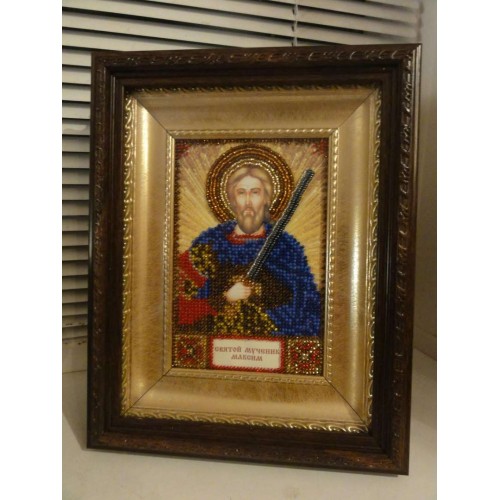 Набір для вишивання бісером на натуральному художньому холсті Святий Максим, AAM-039 від Абрис Арт - купити з доставкою ✿ Найкраща ціна від виробника ✿ Оптом та в роздріб ✿ Придбати Набори для вишивки бісером іменних міні-ікон