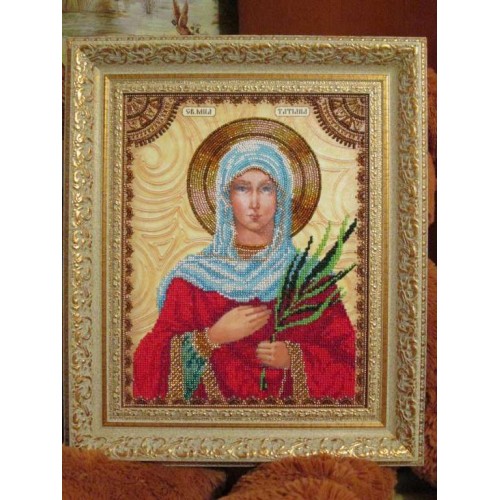 Набір для вишивання бісером на натуральному художньому холсті Свята Тетяна, AA-004 від Абрис Арт - купити з доставкою ✿ Найкраща ціна від виробника ✿ Оптом та в роздріб ✿ Придбати Набори для вишивки бісером великих іменних ікон