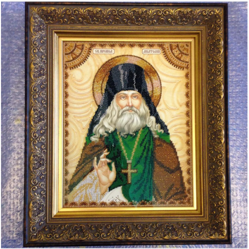 Набір для вишивання бісером на натуральному художньому холсті Святий Анатолій, AA-051 від Абрис Арт - купити з доставкою ✿ Найкраща ціна від виробника ✿ Оптом та в роздріб ✿ Придбати Набори для вишивки бісером великих іменних ікон