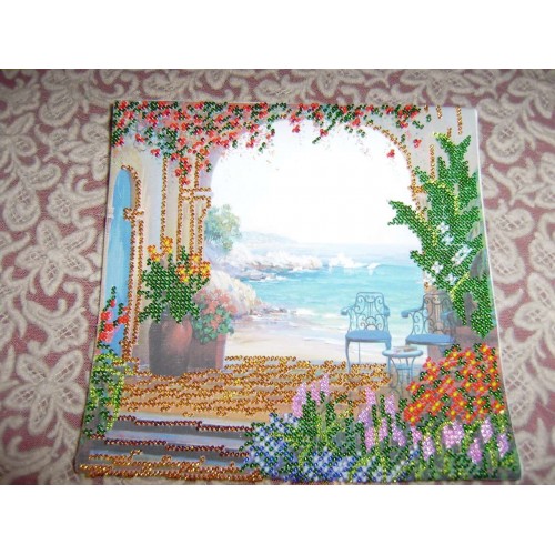 Backwater, AC-429 by Abris Art - buy online! ✿ Fast delivery ✿ Factory price ✿ Wholesale and retail ✿ Purchase Scheme for embroidery with beads on canvas (200x200 mm)