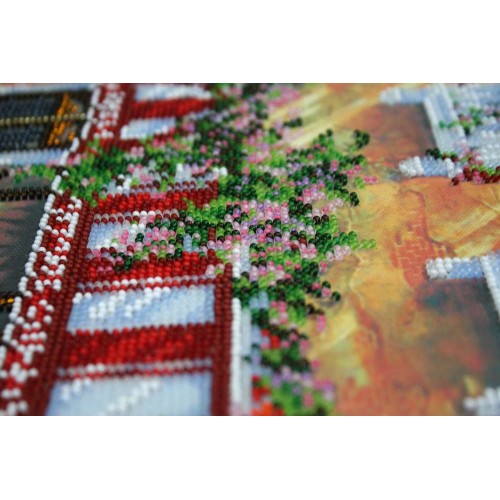 Main Bead Embroidery Kit Venetian Cafe (Landscapes), AB-251 by Abris Art - buy online! ✿ Fast delivery ✿ Factory price ✿ Wholesale and retail ✿ Purchase Great kits for embroidery with beads