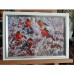 Main Bead Embroidery Kit Bullfinches (Winter tale), AB-216 by Abris Art - buy online! ✿ Fast delivery ✿ Factory price ✿ Wholesale and retail ✿ Purchase Great kits for embroidery with beads