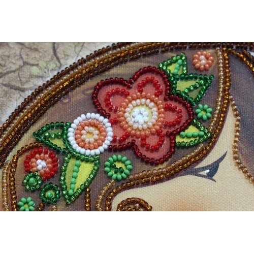 Main Bead Embroidery Kit Virgo (Zodiac signs), AB-332-06 by Abris Art - buy online! ✿ Fast delivery ✿ Factory price ✿ Wholesale and retail ✿ Purchase Great kits for embroidery with beads