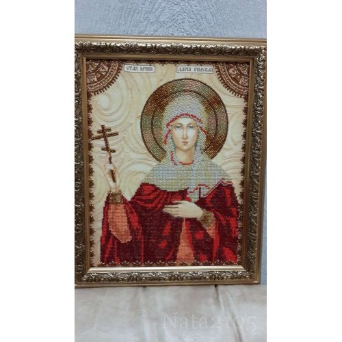 Набір для вишивання бісером на натуральному художньому холсті Свята Дарина, AA-020 від Абрис Арт - купити з доставкою ✿ Найкраща ціна від виробника ✿ Оптом та в роздріб ✿ Придбати Набори для вишивки бісером великих іменних ікон