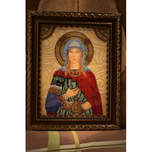 Набір для вишивання бісером на натуральному художньому холсті Свята Фотинія (Світлана), AA-021 від Абрис Арт - купити з доставкою ✿ Найкраща ціна від виробника ✿ Оптом та в роздріб ✿ Придбати Набори для вишивки бісером великих іменних ікон