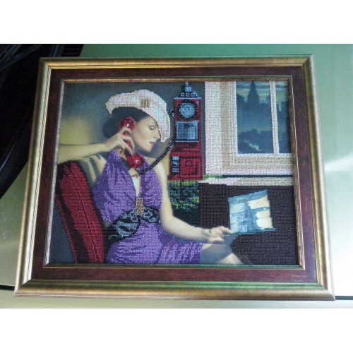 Main Bead Embroidery Kit Retro travel – 2 (Retro), AB-177 by Abris Art - buy online! ✿ Fast delivery ✿ Factory price ✿ Wholesale and retail ✿ Purchase Great kits for embroidery with beads