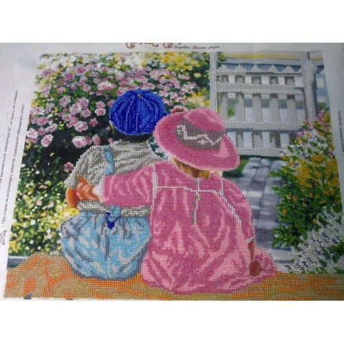 Date on the porch, AB-245 by Abris Art - buy online! ✿ Fast delivery ✿ Factory price ✿ Wholesale and retail ✿ Purchase Great kits for embroidery with beads