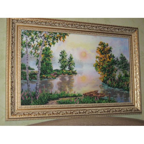 Набір для вишивання бісером на натуральному художньому холсті Ранкова імла, AB-190 від Абрис Арт - купити з доставкою ✿ Найкраща ціна від виробника ✿ Оптом та в роздріб ✿ Придбати Великі набори для вишивки бісером