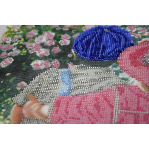 Date on the porch, AB-245 by Abris Art - buy online! ✿ Fast delivery ✿ Factory price ✿ Wholesale and retail ✿ Purchase Great kits for embroidery with beads