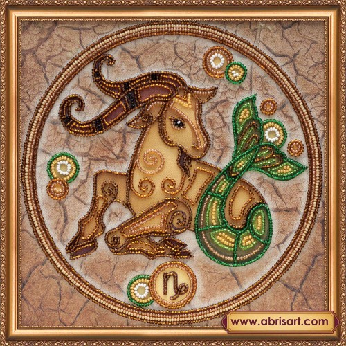 Main Bead Embroidery Kit Capricorn (Zodiac signs), AB-332-10 by Abris Art - buy online! ✿ Fast delivery ✿ Factory price ✿ Wholesale and retail ✿ Purchase Great kits for embroidery with beads Main Bead Embroidery Kit Capricorn (Zodiac signs), AB-332-10 by Abris Art - buy online! ✿ Fast delivery ✿ Factory price ✿ Wholesale and retail ✿ Purchase Great kits for embroidery with beads