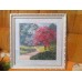 Charts on artistic canvas Blooming Park, AC-418 by Abris Art - buy online! ✿ Fast delivery ✿ Factory price ✿ Wholesale and retail ✿ Purchase Scheme for embroidery with beads on canvas (200x200 mm)