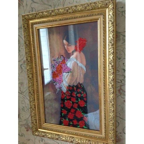 Main Bead Embroidery Kit Marcela (Genre Scenes), AB-138 by Abris Art - buy online! ✿ Fast delivery ✿ Factory price ✿ Wholesale and retail ✿ Purchase Great kits for embroidery with beads Main Bead Embroidery Kit Marcela (Genre Scenes), AB-138 by Abris Art - buy online! ✿ Fast delivery ✿ Factory price ✿ Wholesale and retail ✿ Purchase Great kits for embroidery with beads