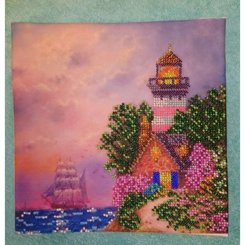 Charts on artistic canvas Beacon, AC-412 by Abris Art - buy online! ✿ Fast delivery ✿ Factory price ✿ Wholesale and retail ✿ Purchase Scheme for embroidery with beads on canvas (200x200 mm)