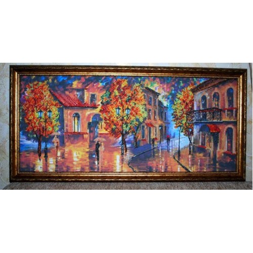 Набір для вишивання бісером на натуральному художньому холсті Барви жовтня, AB-181 від Абрис Арт - купити з доставкою ✿ Найкраща ціна від виробника ✿ Оптом та в роздріб ✿ Придбати Великі набори для вишивки бісером