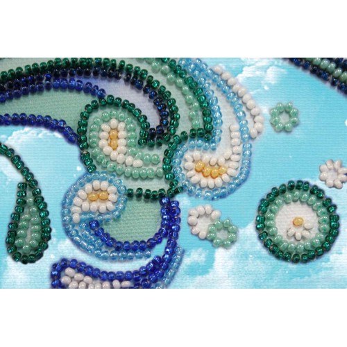 Main Bead Embroidery Kit Aquarius (Zodiac signs), AB-332-11 by Abris Art - buy online! ✿ Fast delivery ✿ Factory price ✿ Wholesale and retail ✿ Purchase Great kits for embroidery with beads