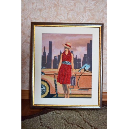 Main Bead Embroidery Kit Retro travel – 3 (Retro), AB-178 by Abris Art - buy online! ✿ Fast delivery ✿ Factory price ✿ Wholesale and retail ✿ Purchase Great kits for embroidery with beads