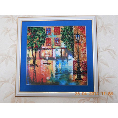 Charts on artistic canvas Autumn Fantasy, AC-054 by Abris Art - buy online! ✿ Fast delivery ✿ Factory price ✿ Wholesale and retail ✿ Purchase Scheme for embroidery with beads on canvas (200x200 mm)