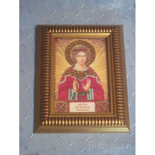 Набір для вишивання бісером на натуральному художньому холсті Свята Надія, AAM-009 від Абрис Арт - купити з доставкою ✿ Найкраща ціна від виробника ✿ Оптом та в роздріб ✿ Придбати Набори для вишивки бісером іменних міні-ікон