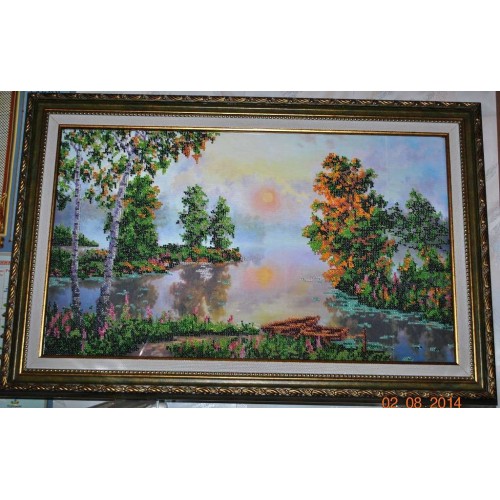 Набір для вишивання бісером на натуральному художньому холсті Ранкова імла, AB-190 від Абрис Арт - купити з доставкою ✿ Найкраща ціна від виробника ✿ Оптом та в роздріб ✿ Придбати Великі набори для вишивки бісером