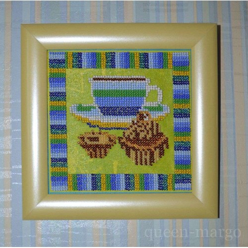 Набір для вишивання бісером на натуральному художньому холсті Гарячий шоколад, AB-130 від Абрис Арт - купити з доставкою ✿ Найкраща ціна від виробника ✿ Оптом та в роздріб ✿ Придбати Великі набори для вишивки бісером