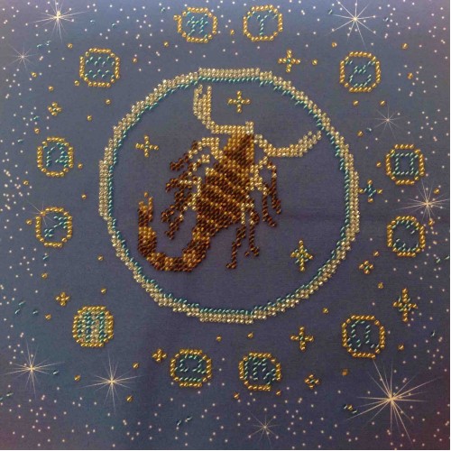 Scorpio, AB-007-07 by Abris Art - buy online! ✿ Fast delivery ✿ Factory price ✿ Wholesale and retail ✿ Purchase Great kits for embroidery with beads