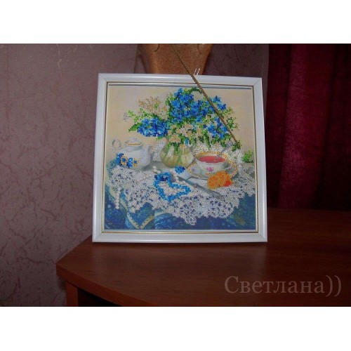 Main Bead Embroidery Kit Forget-me-nots (Still life), AB-040 by Abris Art - buy online! ✿ Fast delivery ✿ Factory price ✿ Wholesale and retail ✿ Purchase Great kits for embroidery with beads Main Bead Embroidery Kit Forget-me-nots (Still life), AB-040 by Abris Art - buy online! ✿ Fast delivery ✿ Factory price ✿ Wholesale and retail ✿ Purchase Great kits for embroidery with beads