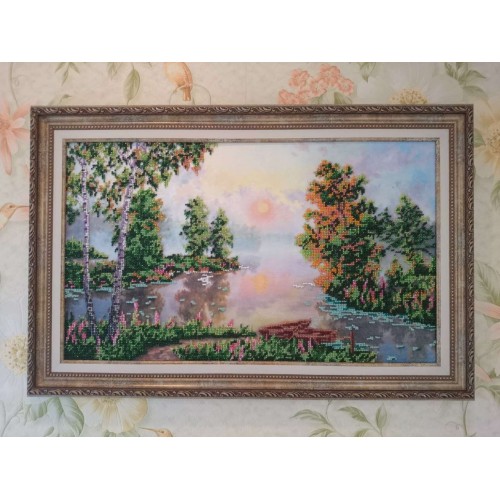 Набір для вишивання бісером на натуральному художньому холсті Ранкова імла, AB-190 від Абрис Арт - купити з доставкою ✿ Найкраща ціна від виробника ✿ Оптом та в роздріб ✿ Придбати Великі набори для вишивки бісером