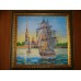 Charts on artistic canvas Frigate, AC-138 by Abris Art - buy online! ✿ Fast delivery ✿ Factory price ✿ Wholesale and retail ✿ Purchase Large schemes for embroidery with beads on canvas (300x300 mm)