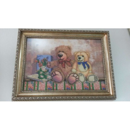 Main Bead Embroidery Kit Toys – 2 (Household stories), AB-242 by Abris Art - buy online! ✿ Fast delivery ✿ Factory price ✿ Wholesale and retail ✿ Purchase Great kits for embroidery with beads