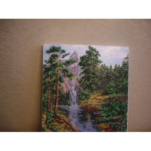 Набір для вишивання бісером на натуральному художньому холсті Гірський водоспад, AB-213 від Абрис Арт - купити з доставкою ✿ Найкраща ціна від виробника ✿ Оптом та в роздріб ✿ Придбати Великі набори для вишивки бісером