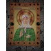 Icons charts on artistic canvas Icons St. Matrona of Moscow, ACK-163 by Abris Art - buy online! ✿ Fast delivery ✿ Factory price ✿ Wholesale and retail ✿ Purchase The scheme for embroidery with beads icons on canvas