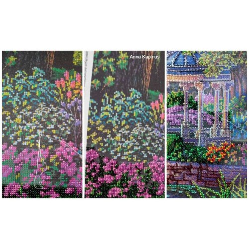 Main Bead Embroidery Kit By the pond (Landscapes), AB-179 by Abris Art - buy online! ✿ Fast delivery ✿ Factory price ✿ Wholesale and retail ✿ Purchase Great kits for embroidery with beads