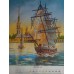 Charts on artistic canvas Frigate, AC-138 by Abris Art - buy online! ✿ Fast delivery ✿ Factory price ✿ Wholesale and retail ✿ Purchase Large schemes for embroidery with beads on canvas (300x300 mm)